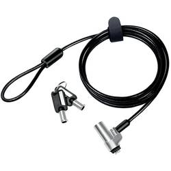 LogiLink kabelový zámek pro notebooky, kódový zámek s klíčem vč. 2 klíčů 15 mm NBS013