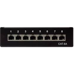 LogiLink NP0018B 8 portů patch panel CAT 6A 1 U vícebarevná