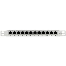 LogiLink NP0065 12 portů patch panel 254 mm (10) CAT 6A 0.5 U