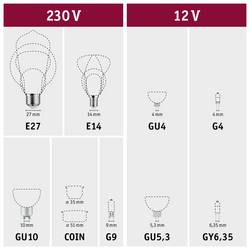 Paulmann 28515 LED Energetická třída (EEK2021) G (A - G) G53 žárovka 8 W teplá bílá (Ø x v) 111 mm x 56 mm 1 ks