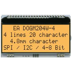 DISPLAY VISIONS 7segmentový displej bílá 4.80 mm 3.3 V, 5 V Počet číslic: 4 EADOGM204W-A