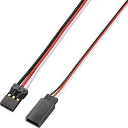 Reely servo prodlužovací kabel [1x JR zásuvka - 1x Futaba zástrčka] 1 m 0.14 mm² plochý 10 ks
