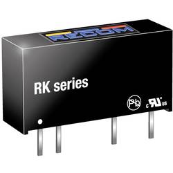RECOM RK-2415S DC/DC měnič napětí do DPS 15 66 mA 1 W Počet výstupů: 1 x Obsah 1 ks