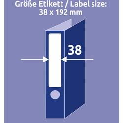 Avery-Zweckform štítky složek L4760-25 38 x 192 mm papír bílá trvalé 210 ks