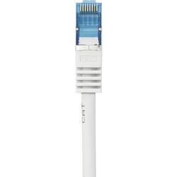 Renkforce RF-4145280 RJ45 síťové kabely, propojovací kabely CAT 6A S/FTP 0.50 m šedá s ochranou, samozhášecí 1 ks