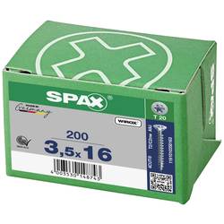 SPAX 1191010350163 R 88091 Senkkopf/T-STAR šroub do dřeva 3.5 mm 16 mm T-STAR plus ocel WIROX 200 ks