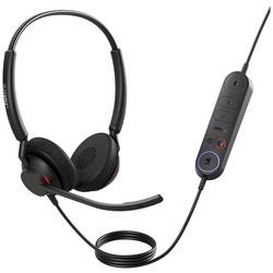 Jabra Engage 40 Headset uzavřená (Over Ear) kabelová stereo černá Redukce šumu mikrofonu regulace hlasitosti telefon
