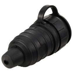 Sygonix SY-6618474 zásuvka TPE 250 V/AC černá IP44