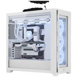 Corsair 5000X RGB QL Edition midi tower PC skříň bílá