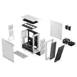 Fractal Design Meshify 2 Compact RGB PC skříň bílá