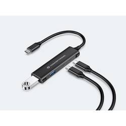 Conceptronic HUBBIES12B USB Hub 2 + 2 port USB-A, USB-C® USB 3.0 5 GBit/s s konektorem USB C černá HUBBIES12B