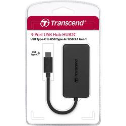 Transcend TS-HUB2C 4 porty USB Hub černá