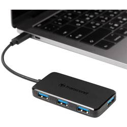 Transcend TS-HUB2C 4 porty USB Hub černá