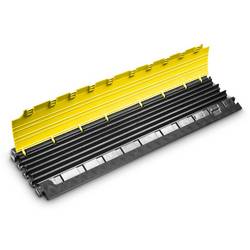 DEFENDER by Adam Hall kabelový můstek 85150 termoplastický polyuretan (TPU) černá, žlutá Kanálů: 6 1010 mm Množství: 1 ks