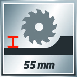 Einhell TE-CS 165 ruční kotoučová pila, max. řez 55 mm, bez akumulátoru, 1200 W, 4331010