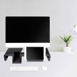 LogiLink BP0140 podstavec pod monitor Rozsah výšky: 8 do 8 cm černá