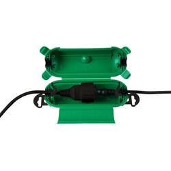 Heitronic 21050 kryt zásuvky zelená