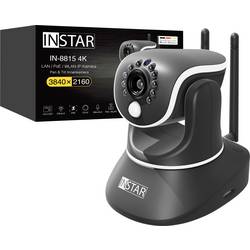 INSTAR IN-8815 4K POE/WLAN schwarz 18005 Wi-Fi IP bezpečnostní kamera