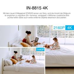 INSTAR IN-8815 4K POE/WLAN schwarz 18005 Wi-Fi IP bezpečnostní kamera