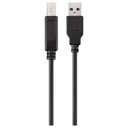 Renkforce USB kabel USB 2.0 USB-A zástrčka, USB-B zástrčka 2.00 m černá RF-6830428