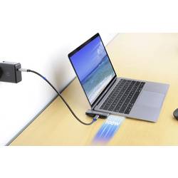 Manhattan USB-C® dokovací stanice USB-C 4-in-1 Dockingstation USB C-Stecker auf HDMI USB-A USB-C PD 3,5 mm Klinke napájení USB-C®