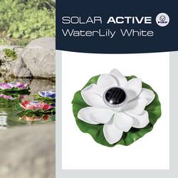 FIAP 3206 SOLAR ACTIVE WaterLily White solární dekorativní osvětlení LED pevně vestavěné LED bílá