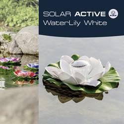FIAP 3206 SOLAR ACTIVE WaterLily White solární dekorativní osvětlení LED pevně vestavěné LED bílá