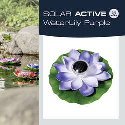 FIAP 3206-2 SOLAR ACTIVE WaterLily Purple solární dekorativní osvětlení květina LED pevně vestavěné LED nachová