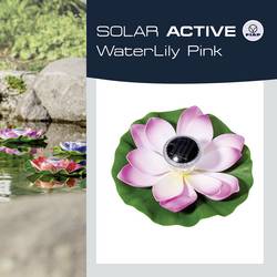 FIAP 3206-1 SOLAR ACTIVE WaterLily Pink solární dekorativní osvětlení LED pevně vestavěné LED růžová