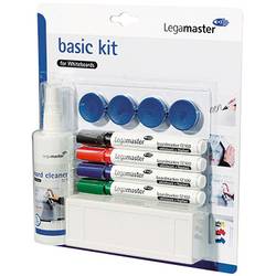 Legamaster 7-125100 basic Kit for Whiteboards popisovač na bílé tabule černá, modrá, červená, zelená vč. mazací houby, čistícího prostředku, magnetů N/A
