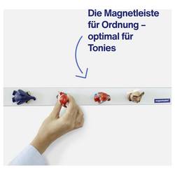 magnetoplan magnetická lišta 16151 (d x š) 100 cm x 5 cm bílá