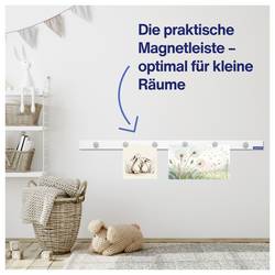 magnetoplan magnetická lišta 16151 (d x š) 100 cm x 5 cm bílá