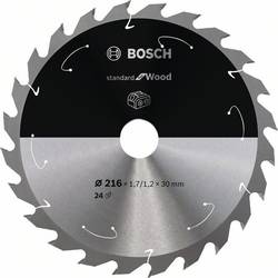 Bosch Accessories 2608837724 2608837724 tvrdokovový pilový kotouč 216 x 30 mm Počet zubů (na palec): 24 1 ks