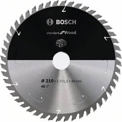 Bosch Accessories 2608837714 2608837714 tvrdokovový pilový kotouč 210 x 30 mm Počet zubů (na palec): 48 1 ks