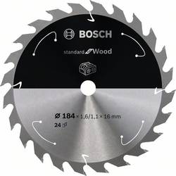 Bosch Accessories 2608837698 2608837698 tvrdokovový pilový kotouč 184 x 16 mm Počet zubů (na palec): 24 1 ks