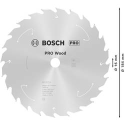 Bosch Accessories 2608837698 2608837698 tvrdokovový pilový kotouč 184 x 16 mm Počet zubů (na palec): 24 1 ks