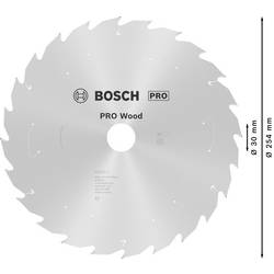 Bosch Accessories 2608837733 2608837733 tvrdokovový pilový kotouč 254 x 30 mm Počet zubů (na palec): 24 1 ks