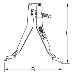 Montážní a demontážní nástroj pro Volvo KS Tools 450.0240