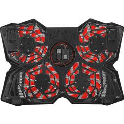 Trust GXT 278 Yozu chladicí podložka pod notebook nastavitelná výška, regulovatelný ventilátor