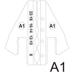 TOOLCRAFT PLE-0A1 Lisovací vložky Krimpovací nástavec pro spojovací smršťovací bužírku Vhodné pro značku (kleště): TOOLCRAFT PZ-500