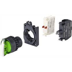 TRU COMPONENTS TC-9860164 S2SRN-L3AG přepínač otočný přepínač zelená 1 x 90 ° 1 ks