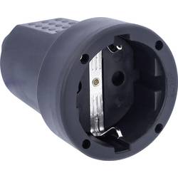 AS Schwabe 62225 zásuvka PVC 230 V černá IP20