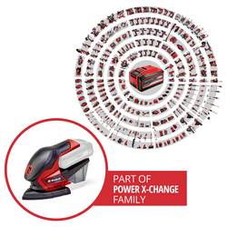 Einhell TE-OS 18/150 Li Solo Power X-Change akumulátorová multifunkční bruska, 150 x 150 x 100 mm, 4460708