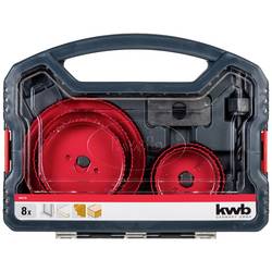 kwb 109178 sada děrovacích pil 8dílná 67 mm, 76 mm, 89 mm, 102 mm, 127 mm 8 ks