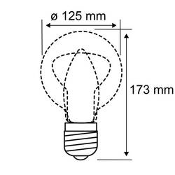 Paulmann infračervená žárovka E27 250 W (Ø x d) 125 mm x 173 mm 1 ks