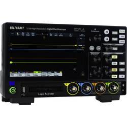 VOLTCRAFT DOV1254 LA digitální osciloskop 125 MHz, 4kanálový, 1.25 GSa/s, 100 Mpts, 12 Bit, s pamětí (DSO), logický analyzátor, 1 ks, VC-16753925