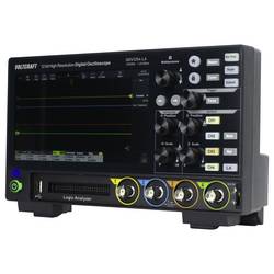 VOLTCRAFT DOV1254 LA digitální osciloskop 125 MHz, 4kanálový, 1.25 GSa/s, 100 Mpts, 12 Bit, s pamětí (DSO), logický analyzátor, 1 ks, VC-16753925