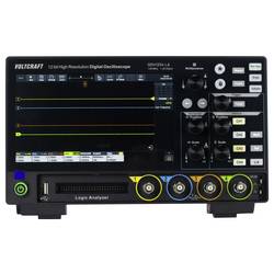 VOLTCRAFT DOV1254 LA digitální osciloskop 125 MHz, 4kanálový, 1.25 GSa/s, 100 Mpts, 12 Bit, s pamětí (DSO), logický analyzátor, 1 ks, VC-16753925
