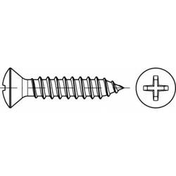 TOOLCRAFT TO-5377659 šrouby do plechu s čočkovou hlavou 22 mm křížová drážka Philips nerezová ocel A2 500 ks