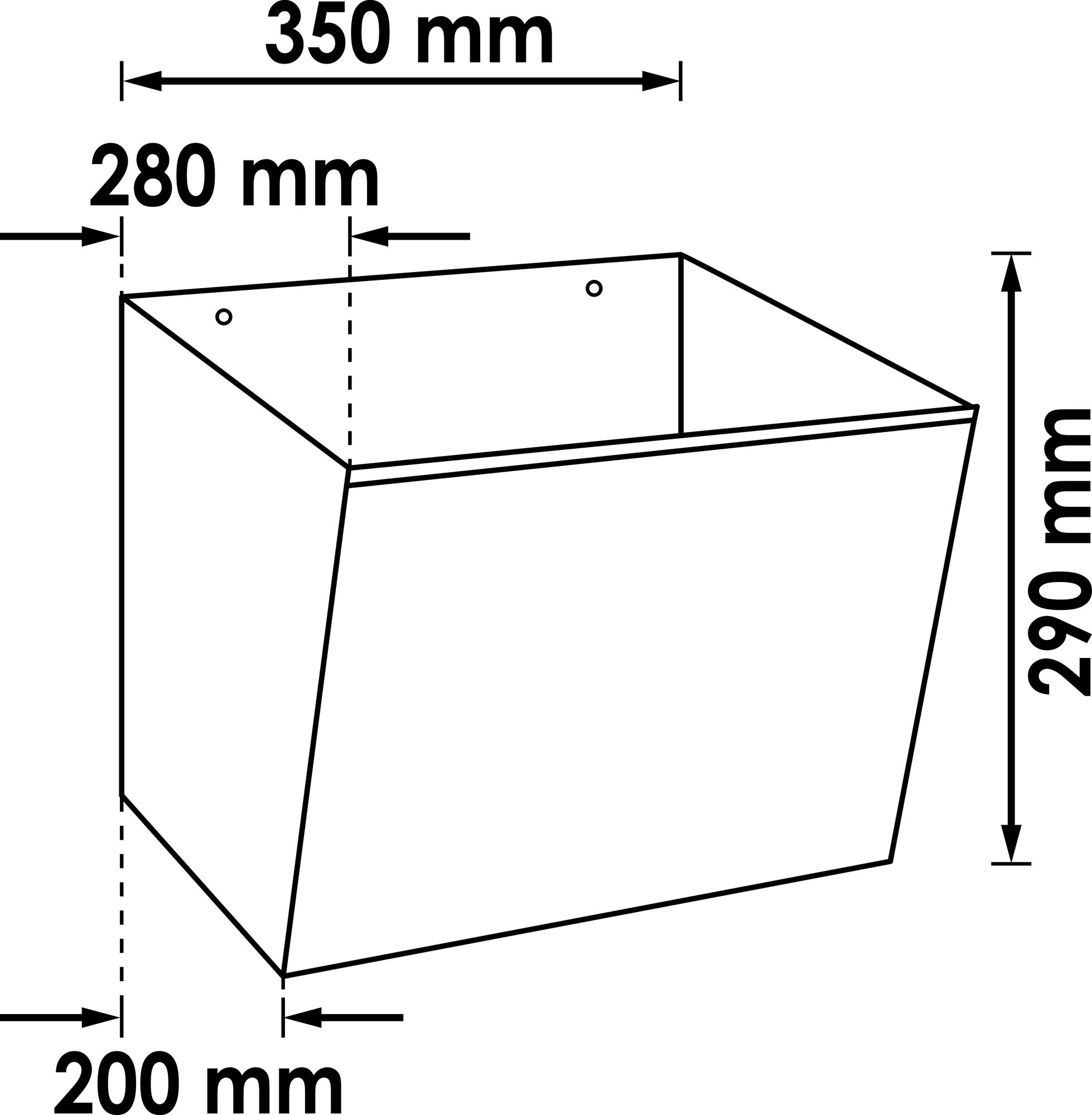 Vigor V6395 Odpadkový koš V6395 1 ks